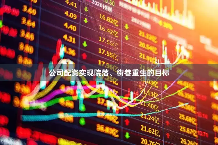 公司配资实现院落、街巷重生的目标