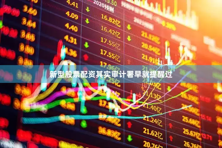 新型股票配资其实审计署早就提醒过